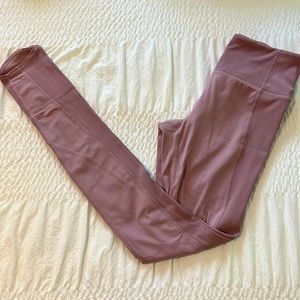 Athleta lilac / light pink leggings